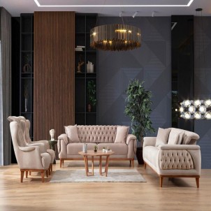 طقم كنب تركي 4 قطع  TOLEDO